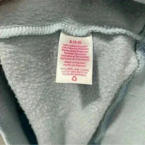 No Boundaries Sweatshirt Juniors Sz S NWT Light Blue Splatter Crew Neck Pull On - Picture 7 of 8